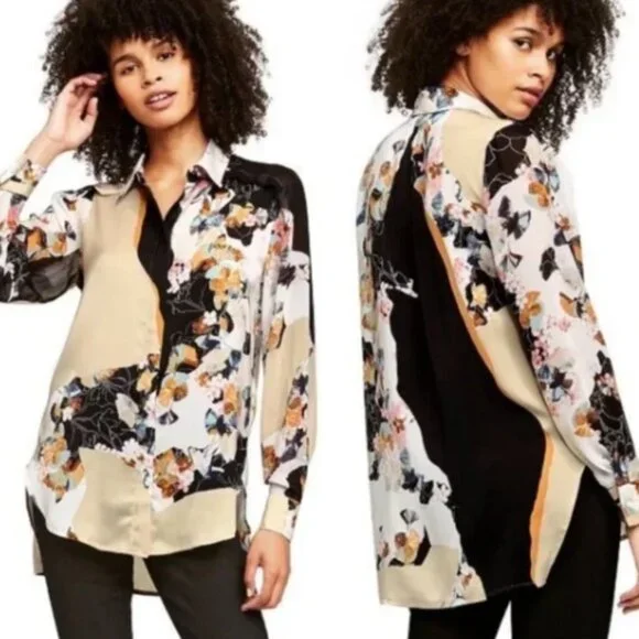 3.1 Phillip Lim for Target Floral Blouse‎ Size NWOT - Picture 2 of 11